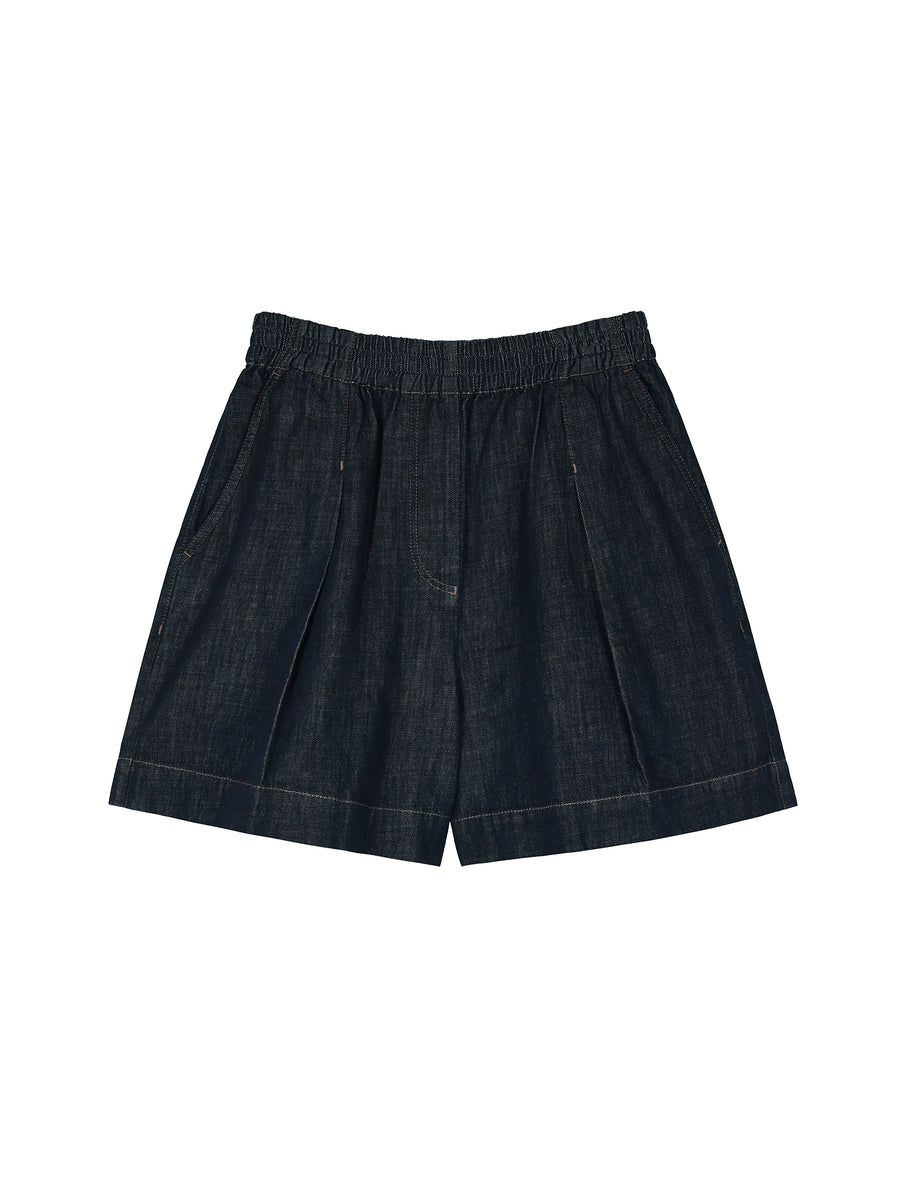 Cotton Denim Shorts, view 8