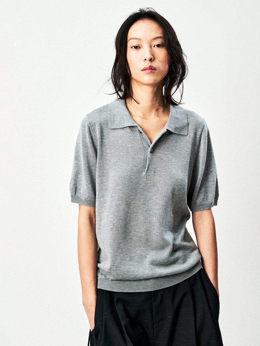 Consinee Lyocell Cashmere Knit Polo
