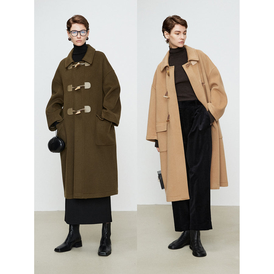 H-Line Wool Duffle Coat, view 11