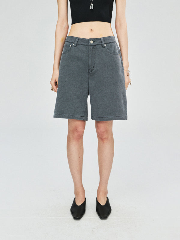 Japanese Hollow-Yarn Curved-Leg Trousers and Shorts | Ultra-Light Tech Fibre Cloth | Curved Long Leg or Bermuda Cut | Women Trousers | MRS Studios
