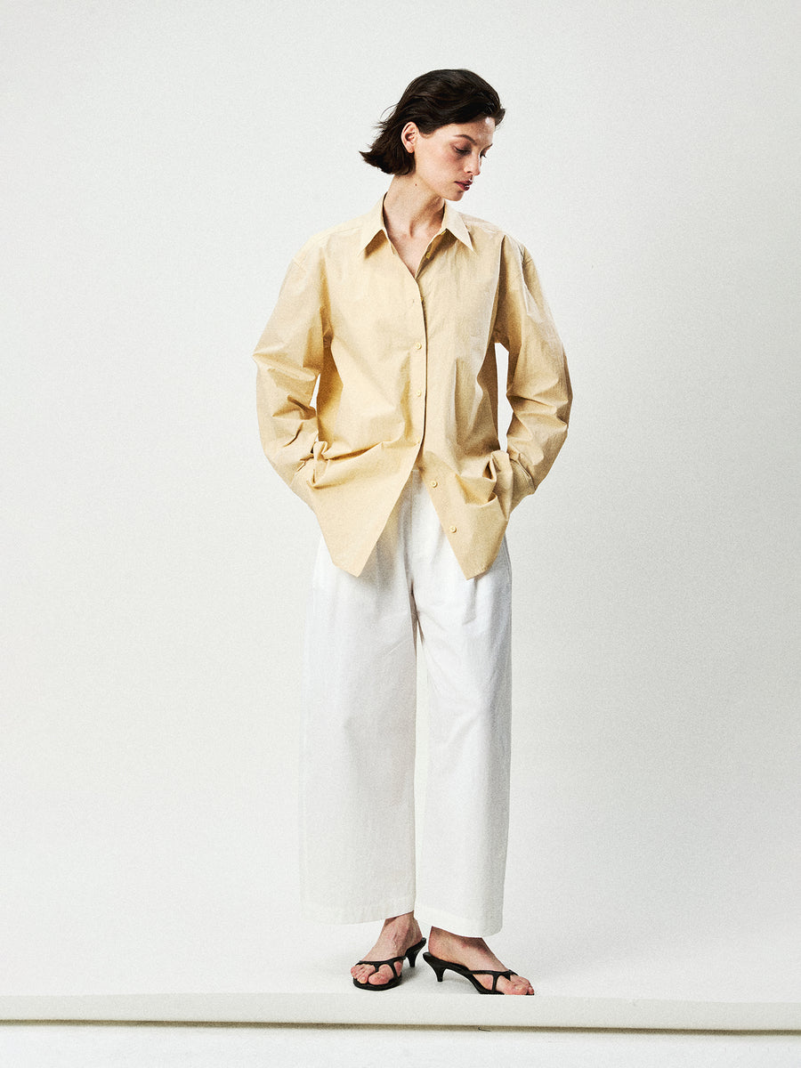 High-Density Cotton Oversized Shirt, view 5