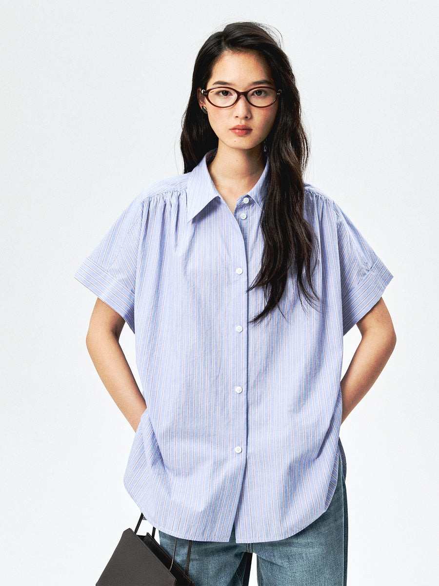 Japanese Cotton Shirt Dress & Blouse, view 4