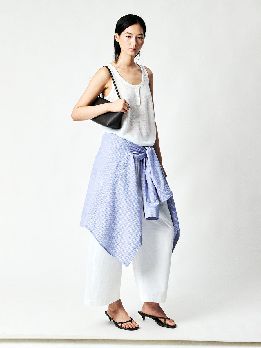 Cotton Hemp Cocoon Trousers, view 6