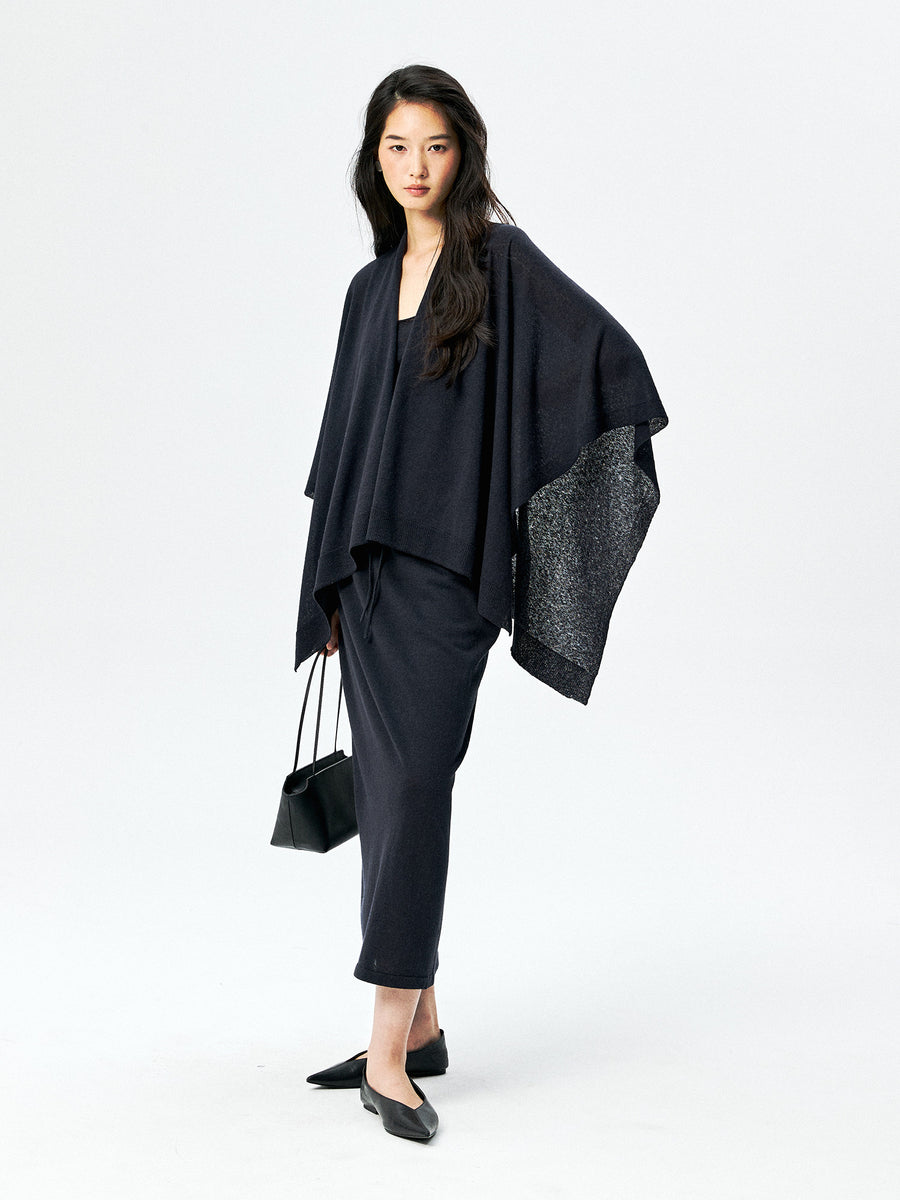 Linen Blend Camisole, Skirt & Shawl, view 6