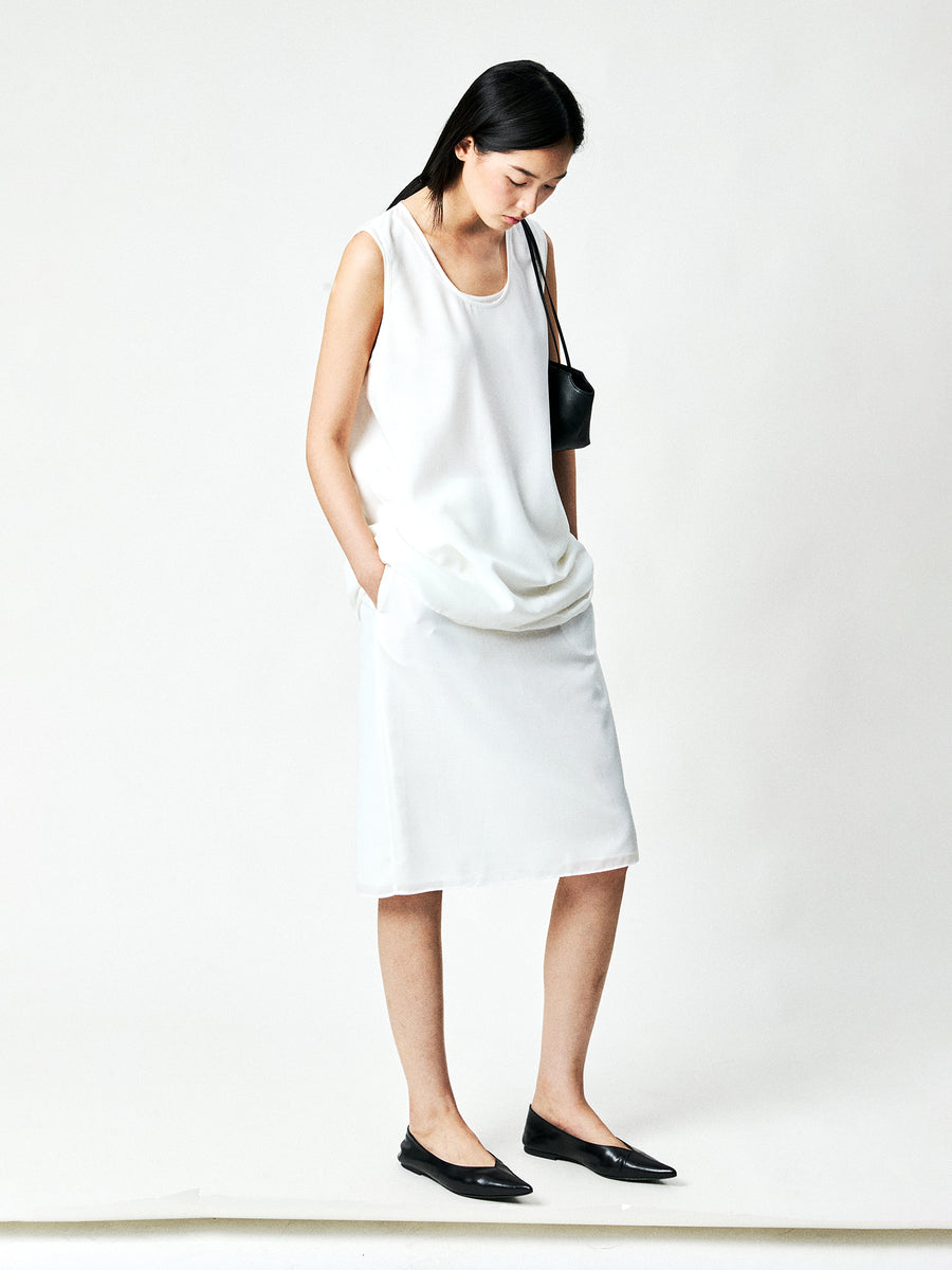 Fine Merino Wool Vest & Pencil Skirt Set, view 7