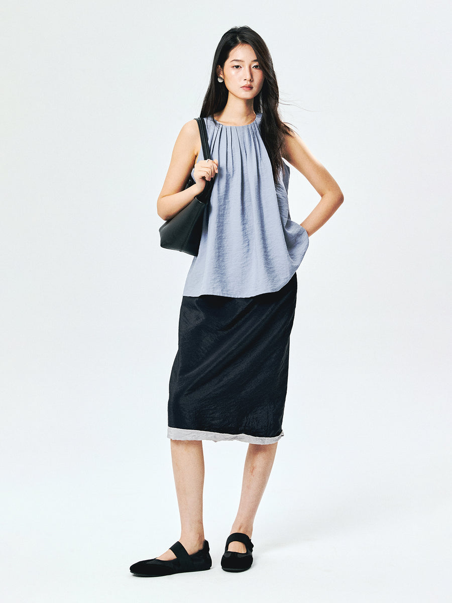 Sand-Washed Silk Cami & Dress Set, view 7