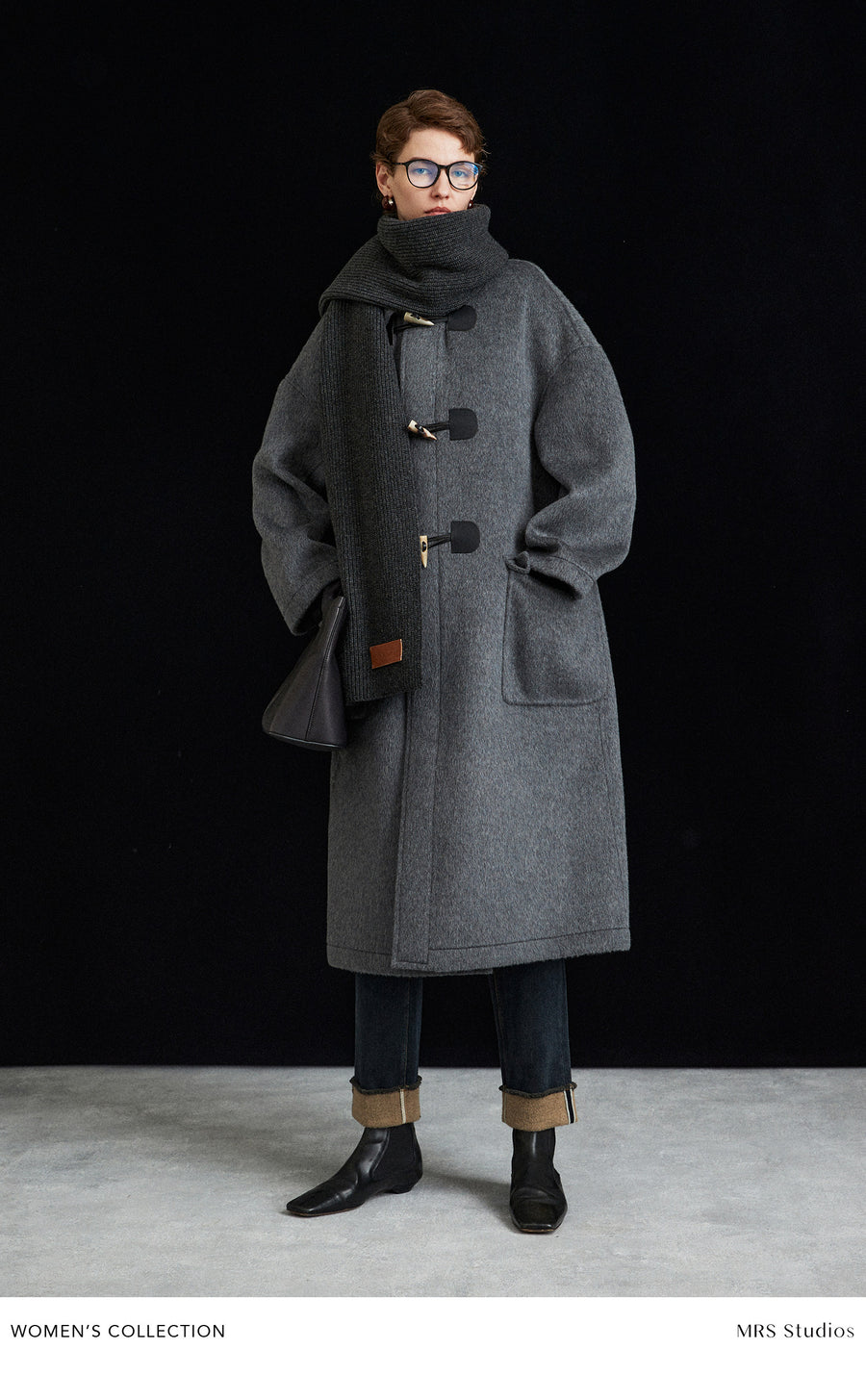 H-Line Wool Duffle Coat, view 8