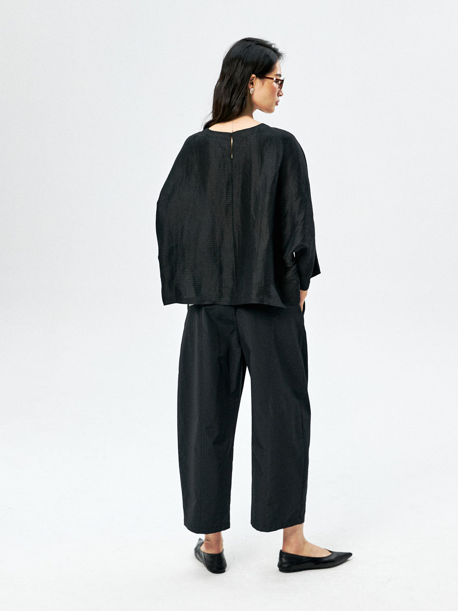 Silk Blend Cocoon Pants, view 7
