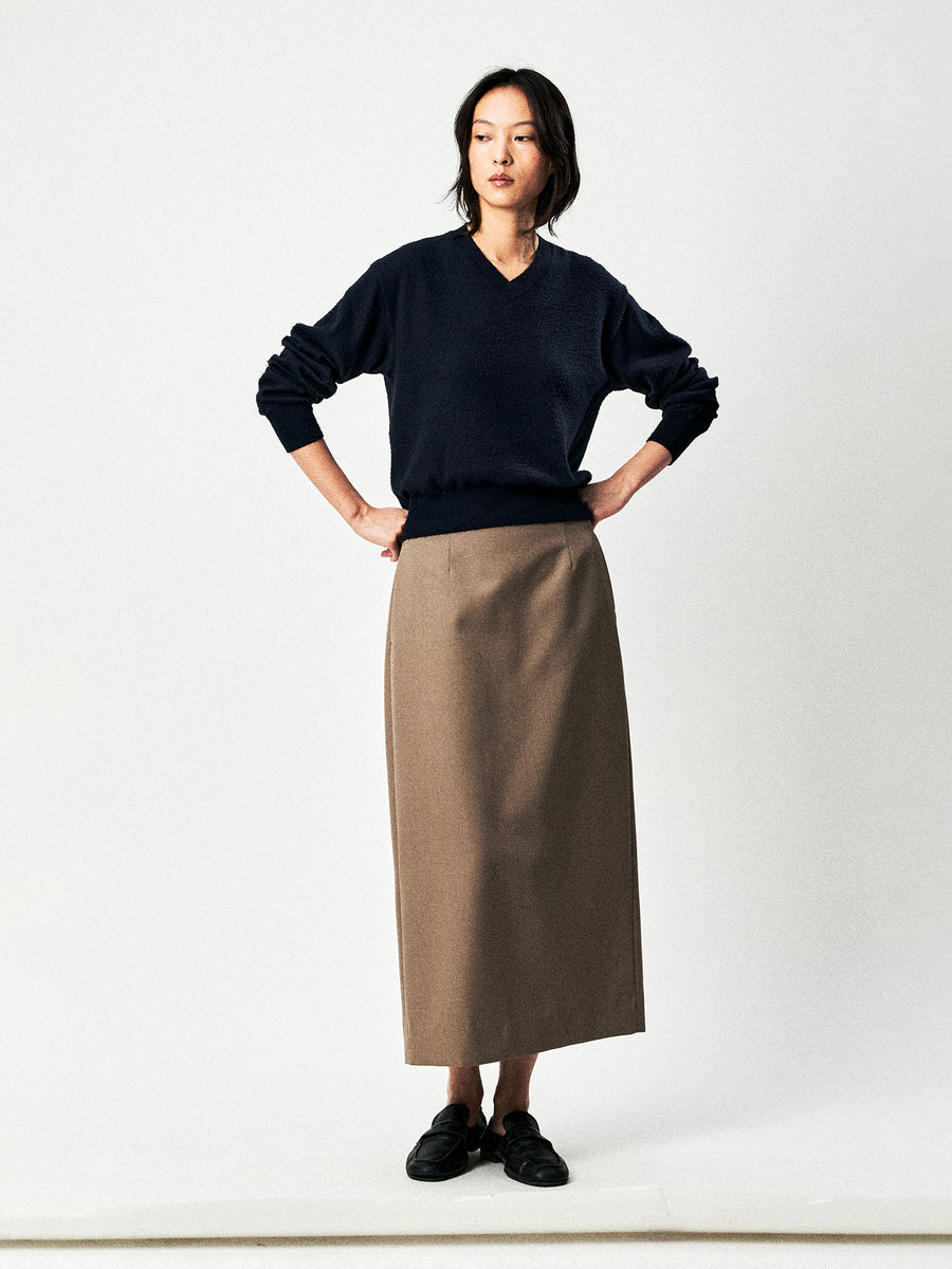Brushed Cotton Knit Tee, Long Sleeve Tee & Cardigan, view 6