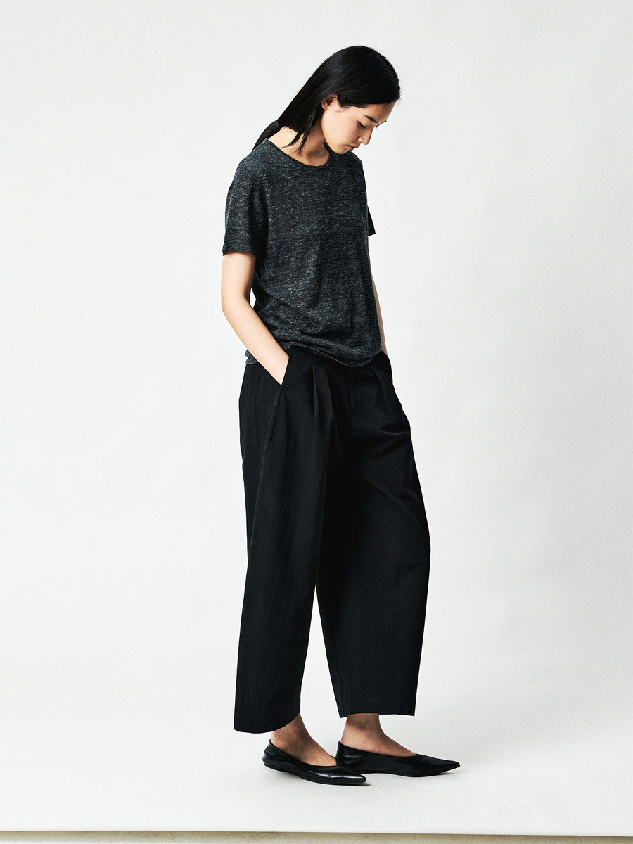 Cotton Hemp Cocoon Trousers, view 8