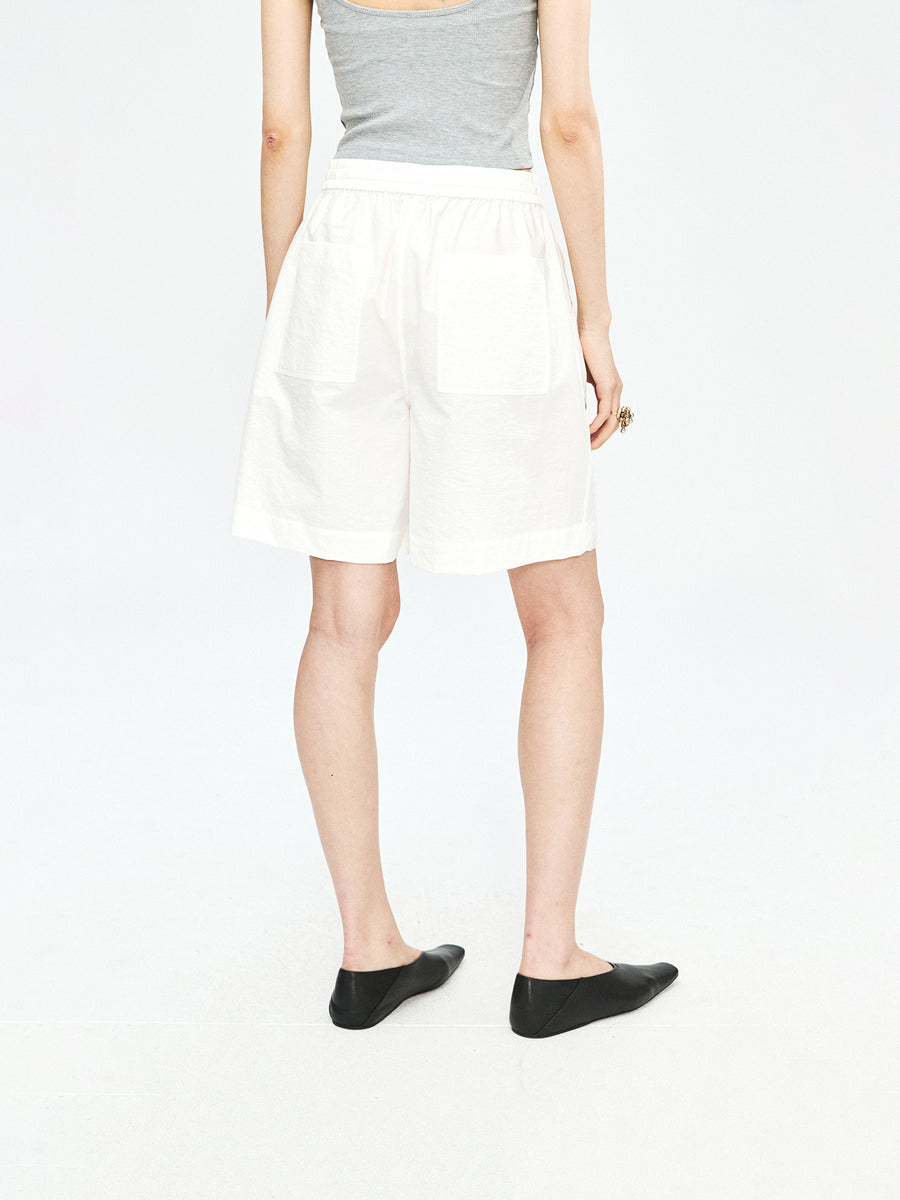 Korean Cotton Cuban Collar Shirt & Shorts Set, view 10