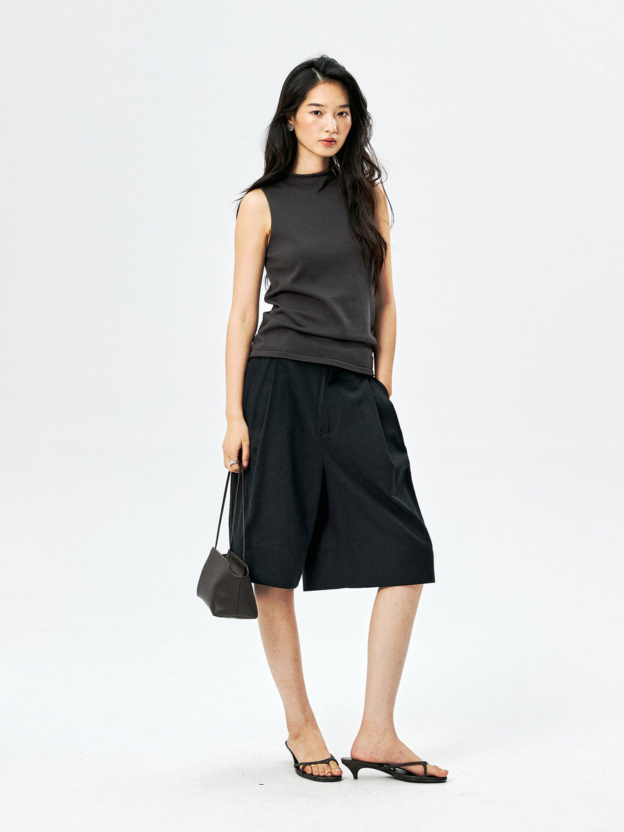 Long-Staple Cotton Knit Tank, view 8