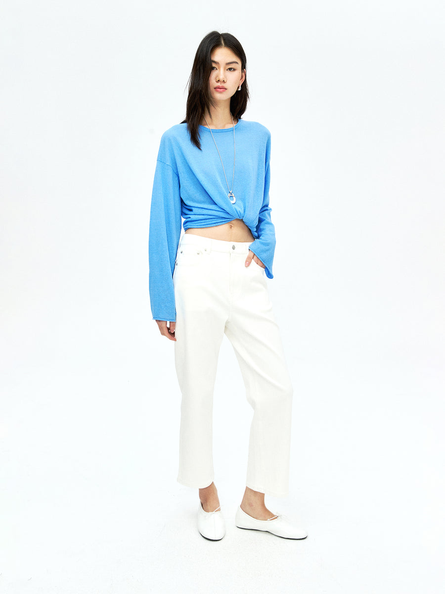 Volcanic Sand Baguette Jeans, view 6