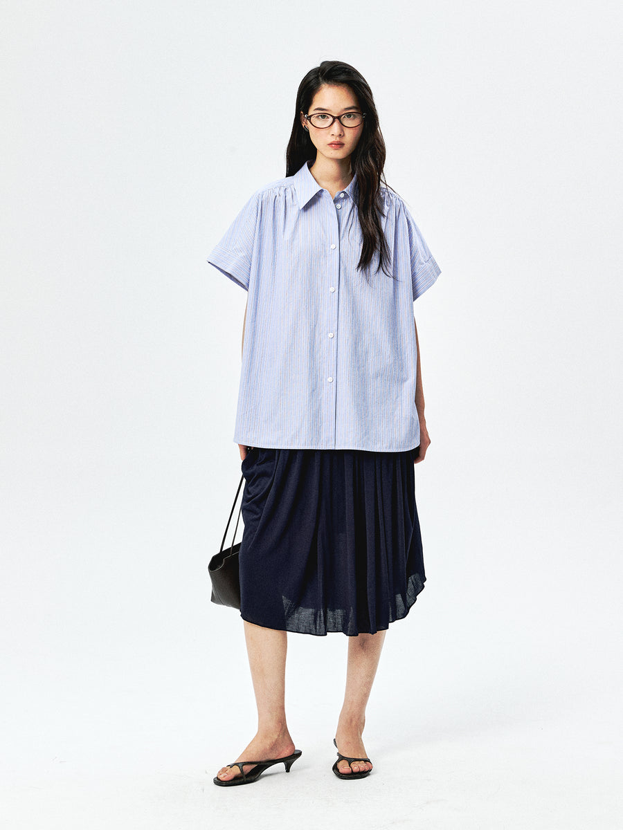 Modal Silk Tee & Full Skirt, view 8