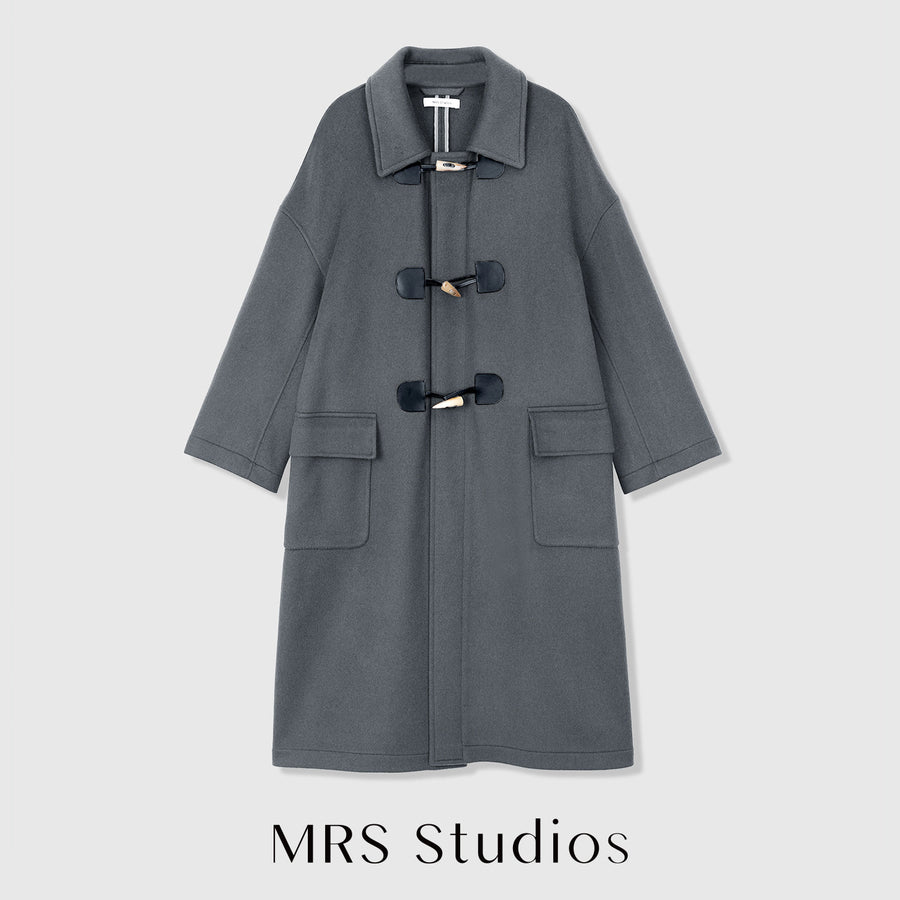 H-Line Wool Duffle Coat, view 6