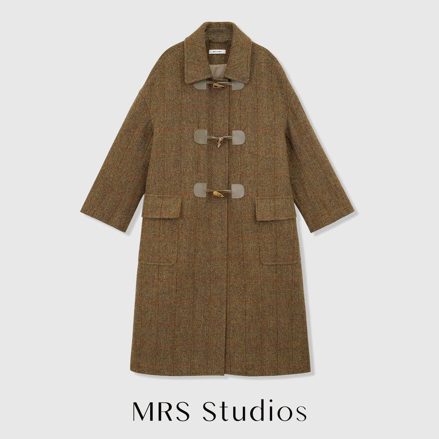 H-Line Wool Duffle Coat, view 7
