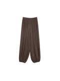 Sandwashed Cupro Lantern Pants | Matte Silk-Like Drape | Tapered Ankle Cuffs | Women Pants | MRS Studios