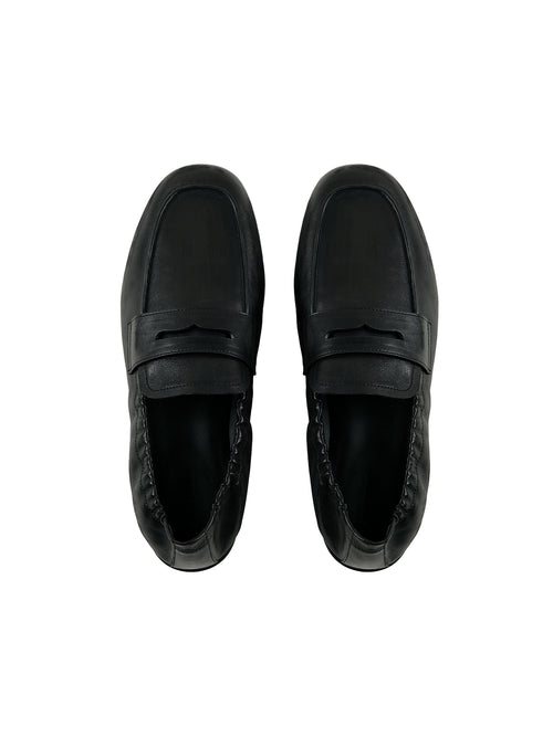 Italian Calfskin Loafers | Hand-Burnished Vintage Finish | Leather Lined | Women Shoes | MRS Studios