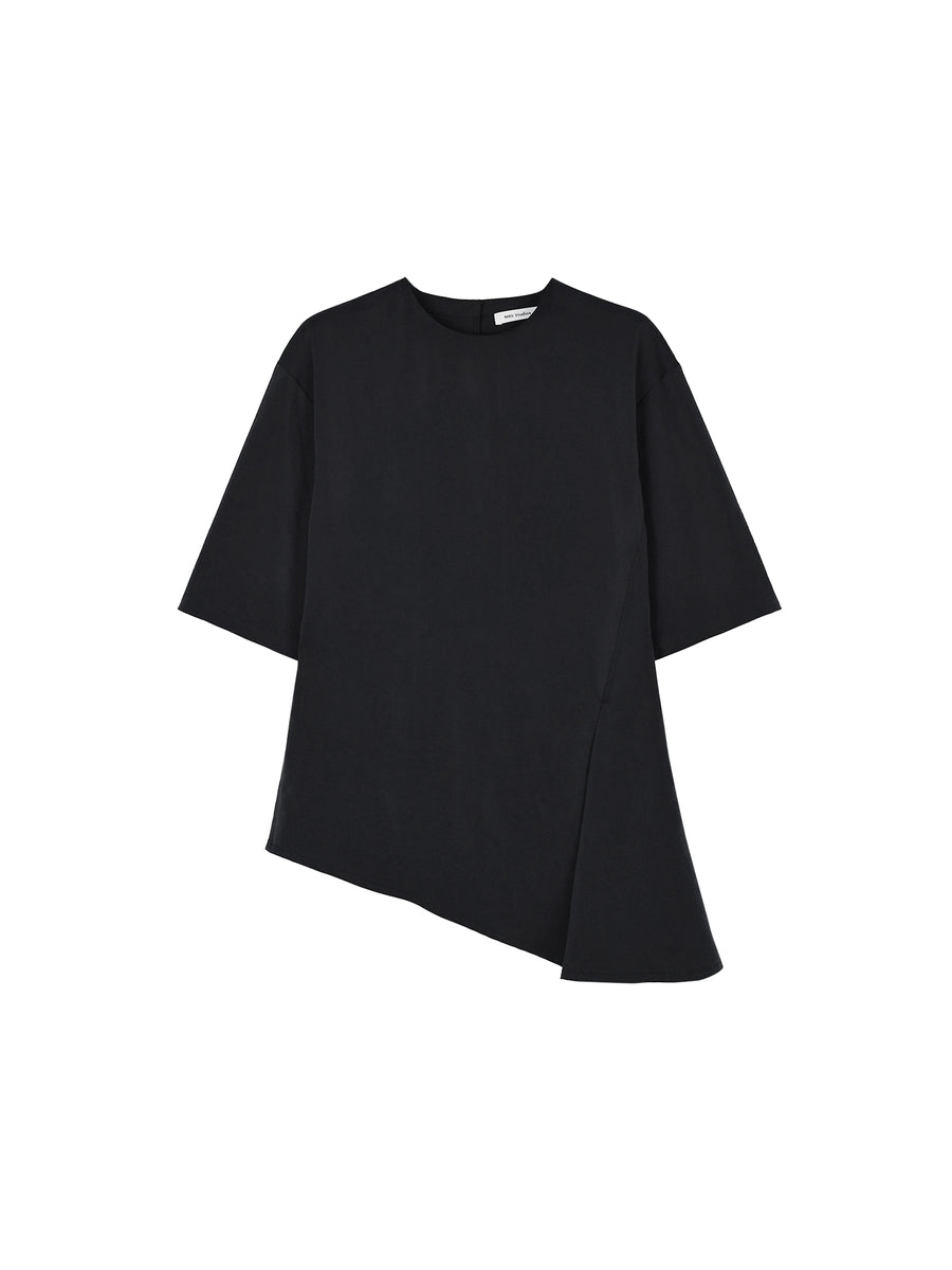 Sandwashed Silk Blend Top, view 7