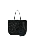 Hand-Woven Straw Tote | Lambskin Lining | Brass Hardware | Women Bag | MRS Studios
