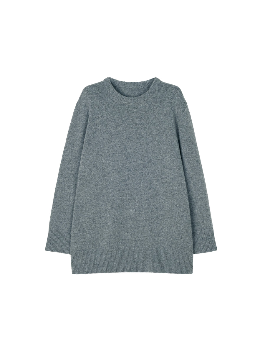 Consinee Wool Cashmere Oversized Sweater, view 8