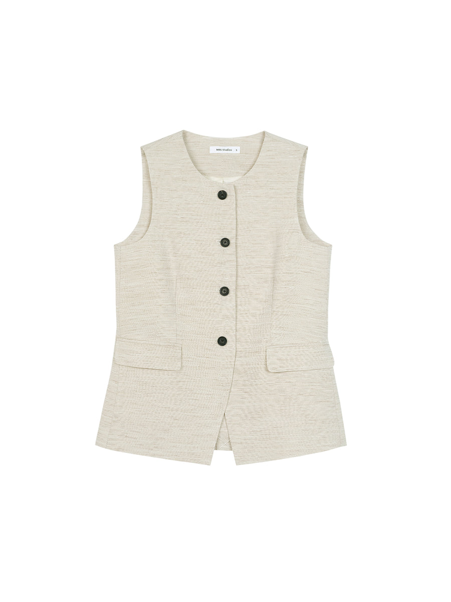 Vest & Fishtail Skirt, view 8