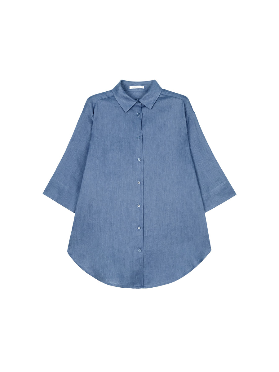 Japanese Linen Shirt, Skirt & Cropped Pants, view 10