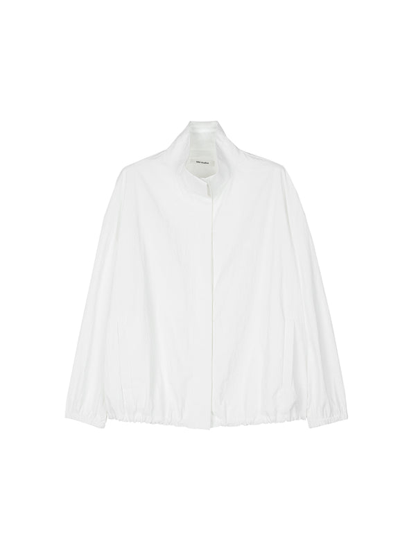 Paper-Touch Nylon Jacket | Crinkle Texture | Water-Repellent | Women Jacket | MRS Studios