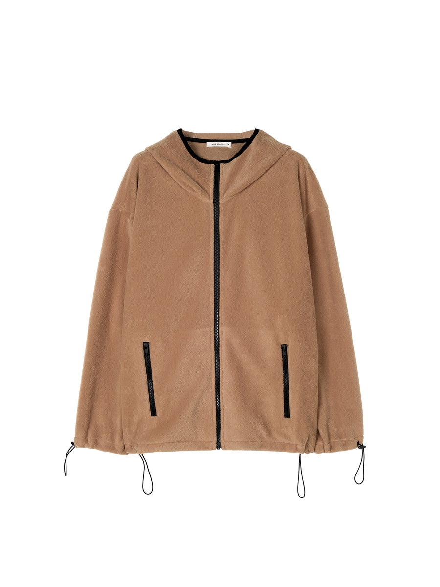 Japanese Double-Faced Fleece Hooded Jacket, view 7