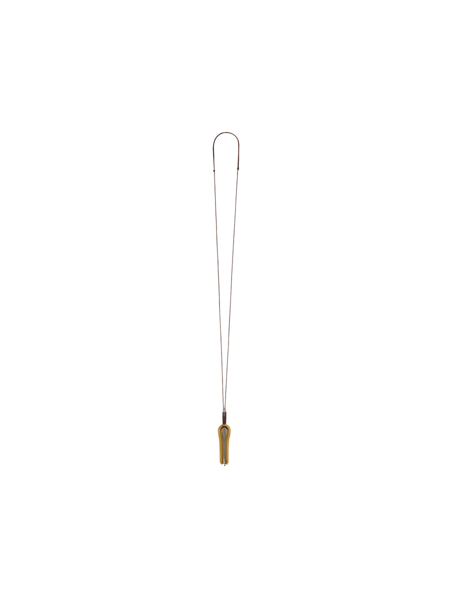 Brass Jaw Harp Pendant Necklace, view 6