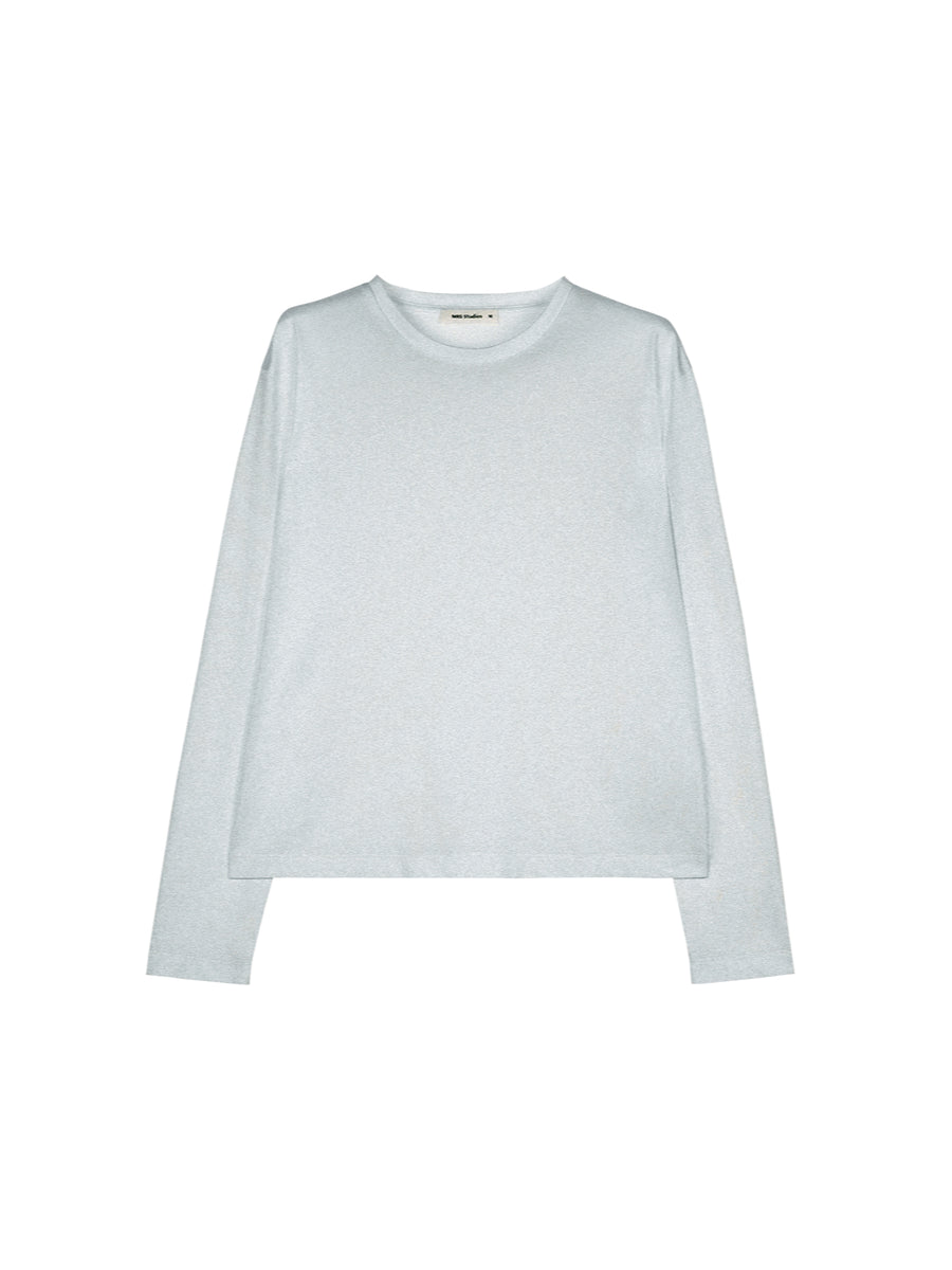 Lyocell Cotton Long Sleeve T-Shirt, view 8