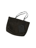 Hand-Woven Straw Tote | Lambskin Lining | Brass Hardware | Women Bag | MRS Studios