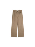Relaxed Corduroy Long Pants | Elastic Waist Vintage Slimming Silhouette | Women Trousers | MRS Studios