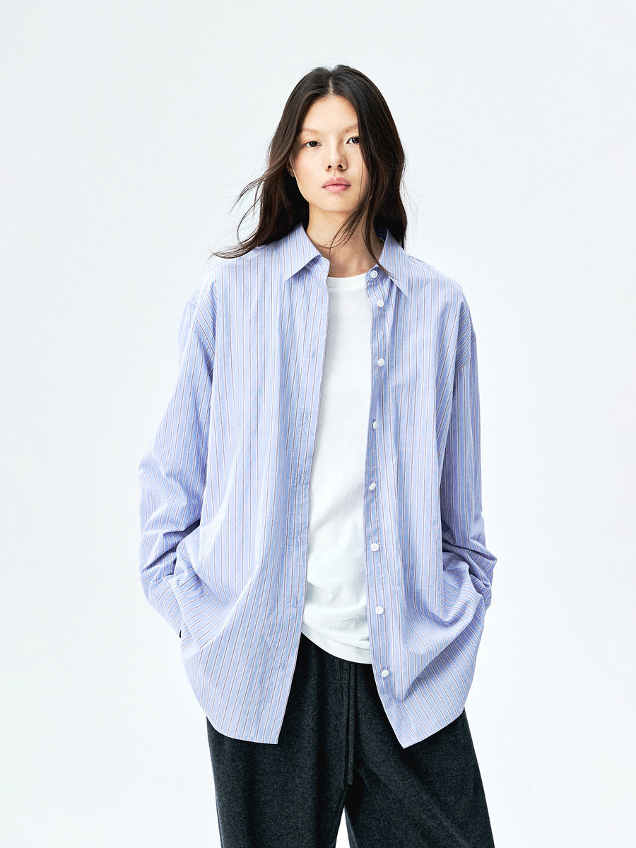 High-Density Cotton Oversized Shirt