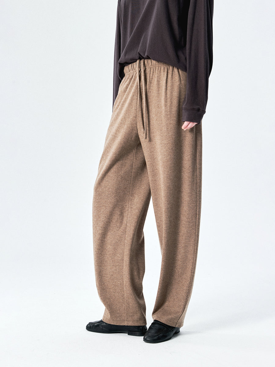 Superfine Merino Knit Drawstring Pants, view 2