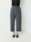 Japanese Hollow-Yarn Curved-Leg Trousers and Shorts | Ultra-Light Tech Fibre Cloth | Curved Long Leg or Bermuda Cut | Women Trousers | MRS Studios