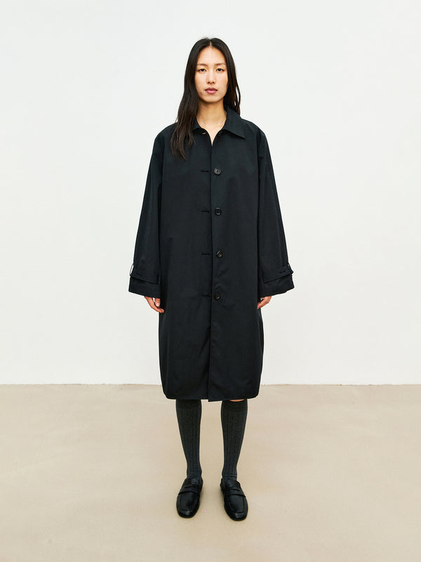 Lightweight Cotton Blend Trench Coat | Belted Waist | Water-Resistant Spring Layer | Women Coat | MRS Studios