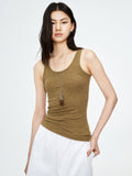 Lyocell Mulberry Silk Tank Top | Multi-Colour Layering Essential | Sleeveless Base Layer | Women Top | MRS Studios