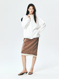 Paper-Touch Nylon Jacket | Crinkle Texture | Water-Repellent | Women Jacket | MRS Studios