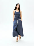 Silk Cotton Ribbed Camisole | High-Stretch U-Neck | Layering Tank | Women Top | MRS Studios