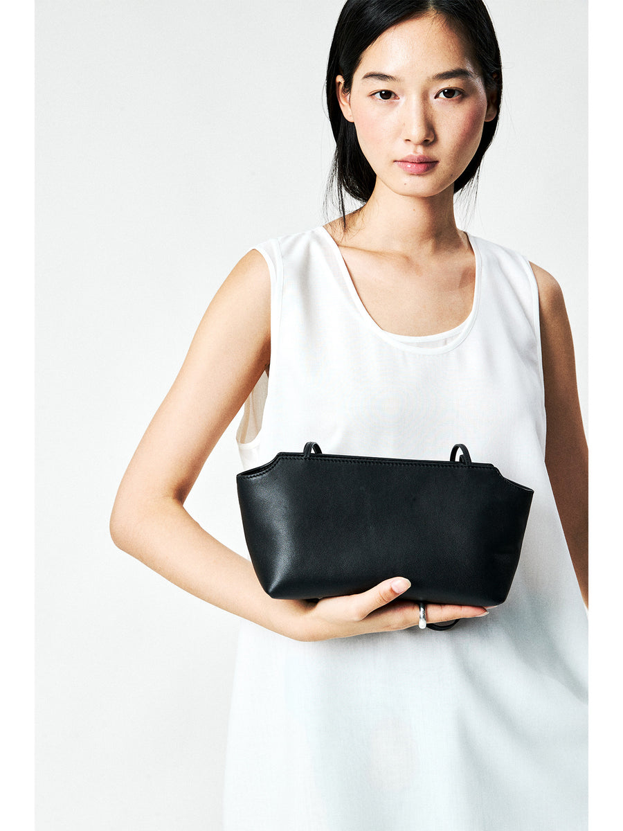 Grade-A Crossbred Lambskin Shoulder Bag | 35cm Underarm Strap | Brass Hardware | Women Bag | MRS Studios