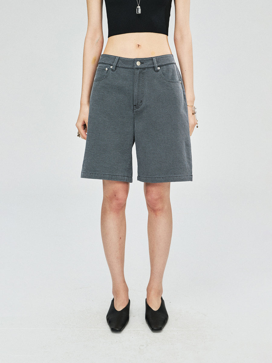 Japanese Hollow-Yarn Curved-Leg Trousers and Shorts | Ultra-Light Tech Fibre Cloth | Curved Long Leg or Bermuda Cut | Women Trousers | MRS Studios