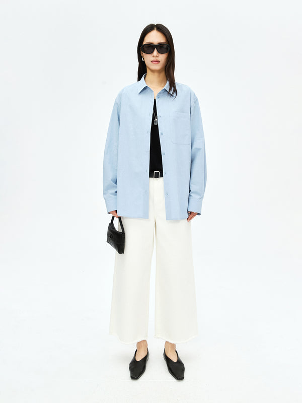 Turkish Bossa Denim Wide-Leg Jeans | French Casual Silhouette | Raw Hem Finish | Women Jeans | MRS Studios