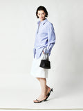 High-Density Cotton Oversized Shirt | Sand-Washed Matte Finish | Shell Buttons | Women Shirt | MRS Studios