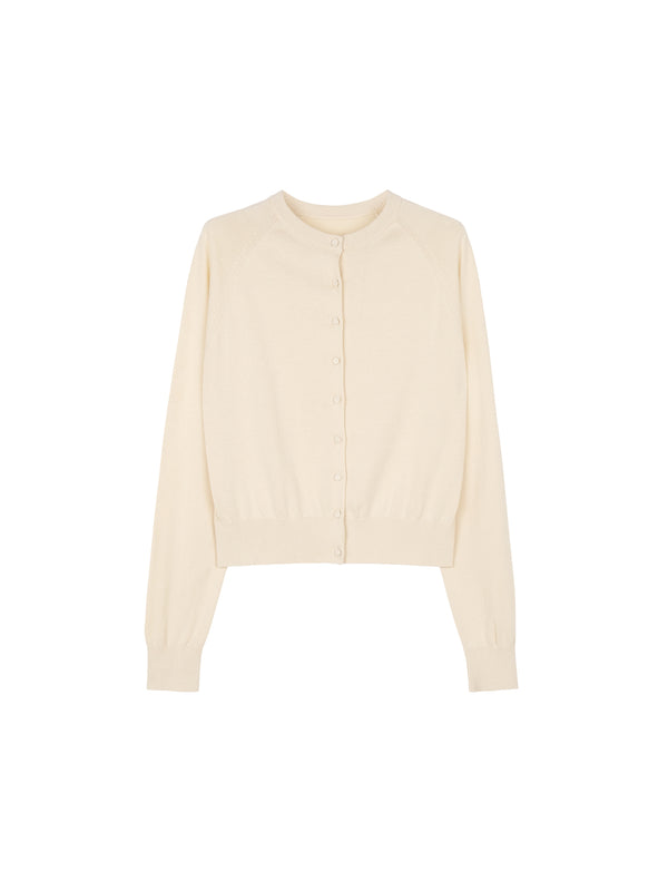 Mulberry Silk Cotton Knit Set | Button-Front Cardigan and Sleeveless Tank | Breathable Summer Knit | Women Knitwear | MRS Studios