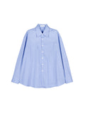 Japanese Yarn-Dyed Stripe Shirt and Shorts Set | Camellia-EX Cotton Finish | Resort Oversized Fit | Women Set | MRS Studios