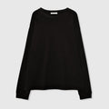 Japanese Combed Cotton Long-Sleeve T-Shirt | Minimalist Loose Fit | Soft Knit Base Layer | MRS Studios
