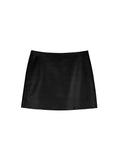 Spanish Lambskin A-Line Mini Skirt | Imported Soft Leather | Classic Silhouette | Women Skirt | MRS Studios