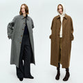 Moon Herringbone Wool Pimlico Coat | Single Breasted | British Moon Wool Tweed | Vintage Tweed Overcoat | MRS Studios