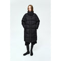 Long Limonta Fabric Down Coat & Vest | Detachable Sleeves | Hungarian White Goose Down | Limonta Nylon | MRS Studios